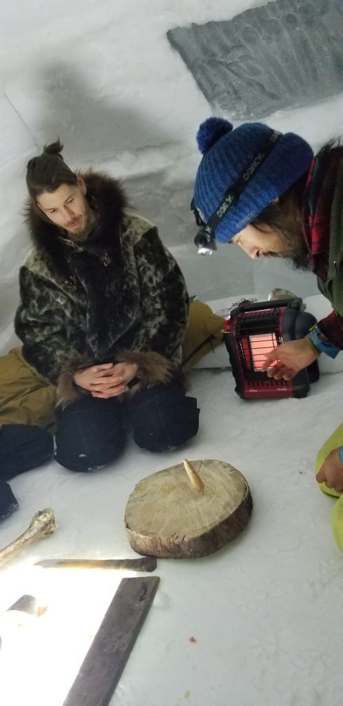 Inside an Igloo