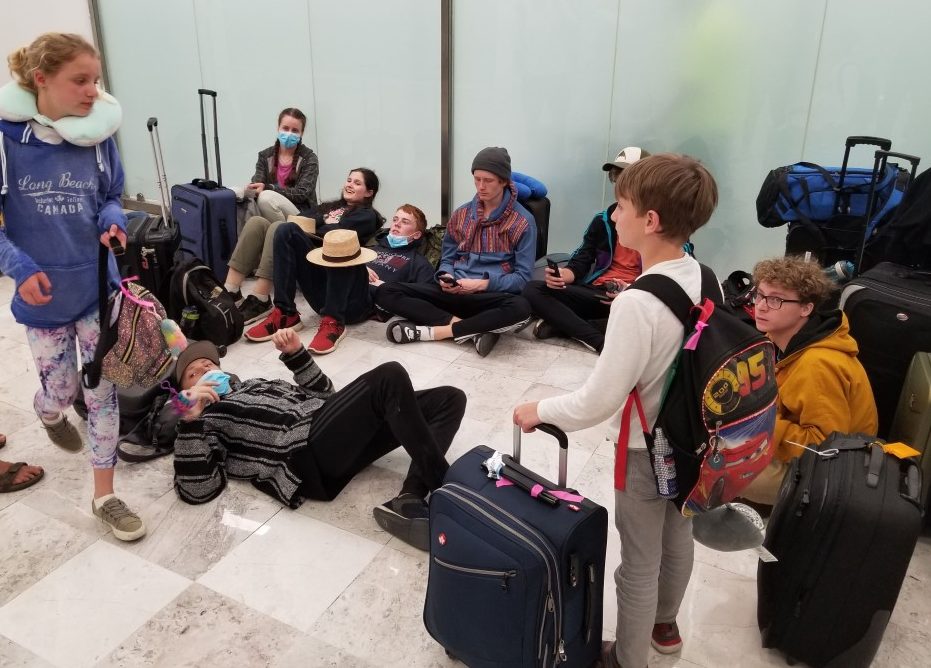 Waiting in the Mexico City Airport