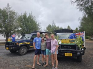 Read more about the article Day 2 Cook Islands — Rarotonga Jungle Safari: Jeeps, Fruit Trees & Lagoon Naps