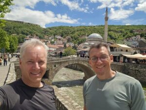 Read more about the article Day 27 — Police Checkpoints, Stack-Parked Cars, Ruined Ruins, and Skopje’s Statue Explosion